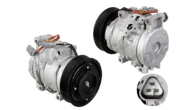Compresor aer conditionat Toyota Camry, 2001-2006, motor 2.4, 112kw; Previa, 2000-2006, 2.4, 116kw, benzina, rola curea 130 mm, 7 caneluri, de tip Denso: 10S17C