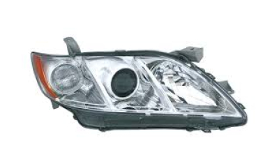 Far Toyota Camry (Xv40) 2008-2009 Base , 2006-2009 Le/Xle, Manual,tip bec H11+Hatchback3, omolare SAE , versiunea USA, argintiu., 81170-06201; 81170-06202; 81170-33651, Stanga