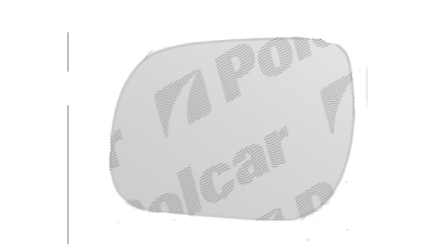 Geam oglinda Toyota RAV4 (Xa2) 06.2000-12.2005 Partea Dreapta Crom Convex Fara Incalzire
