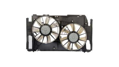 GMV radiator electroventilator Toyota Rav-4 (Xa30), 11.2005-2013 Motor 2, 4 Vvti 125kw Cv Manuala/Automata Cu/Fara Ac, 2, 5 133kw Benzina, dimensiune 140/200W; 335/340mm, 2+2 pini, plastic, Aftermarket