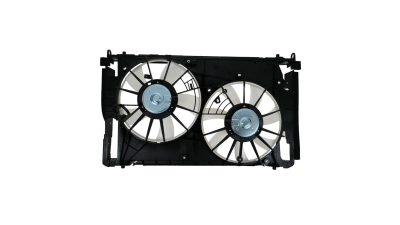 GMV radiator electroventilator Toyota Rav-4 (Xa30), 11.2005-2013, Motorizare 3, 5 V6 201kw Benzina, dimensiune 340/340mm; 2+2 pini, fara rezistormm, Aftermarket