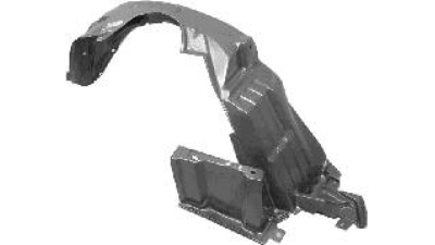 Carenaj roata Toyota Aygo (Ab1) 09.2008-05.2012 , partea Fata Stanga, Material Polietilena,  53876-0H011