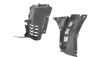 Carenaj aripa interioara, aparatori noroi Toyota Supra (Jza80), 06.1993-1998, fata, Dreapta, fata; polietilena (PE)