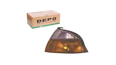 Lampa semnalizare fata cu lumina parcare TOYOTA HI-ACE (GRANVIA), 08.1995-01.2006, DEPO, fata, partea stanga, fara soclu bec;