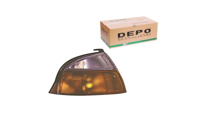 Lampa semnalizare fata cu lumina parcare TOYOTA HI-ACE (GRANVIA), 08.1995-01.2006, DEPO, fata, partea dreapta, fara soclu bec;