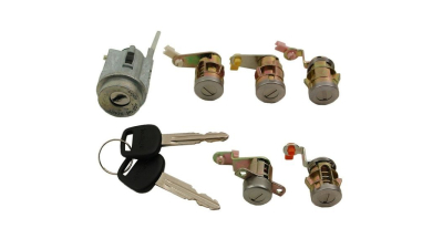 Set yale inchidere Toyota HI-ACE (Granvia), 1996-01.2006, cu chei, cu 5 butuci blocare usa, cu blocare aprindere, fata/spate/lateral, 69503-26240, Model VAN