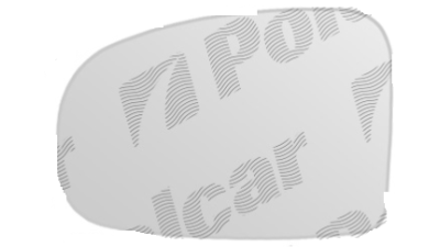 Geam oglinda exterioara Toyota IQ (Aj1) 2009-, Toyota Prius+ (Xw30), 01.2012-, Prius (XW30) 05.2009-01.2016, Toyota Verso-S, 03.2011-, Partea Dreapta Crom Convex Cu Incalzire