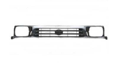Grila radiator Toyota Hilux/ 4-Runner (N50), 08.1988-95/ Hilux (N60), 11.1998-, Cromat/Negru, 53111-35420
