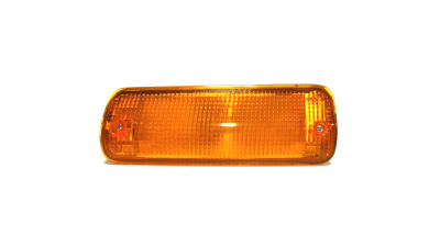 Lampa semnalizare fata Toyota Land Cruiser 01.1989-05.1996 Model LT/RJ, partea Stanga, in bara, portocalie, cu suport bec, neomologata, Depo
