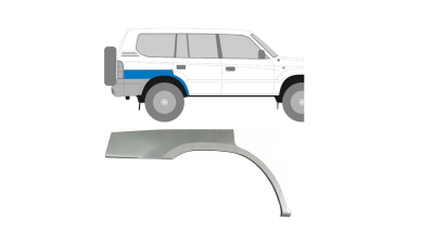 Segment exterior reparatie aripa spate Toyota Land Cruiser (Fj90), 06.1996-12.2002, spate, Dreapta, 5 usi