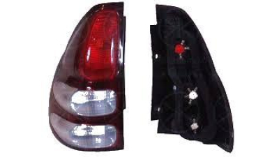 Stop spate lampa Toyota Land Cruiser (Fj100), 01.1998-04.2005, spate, fara omologare, cu suport bec, semnalizare portocalie, 8156060480; 8156160480, Stanga