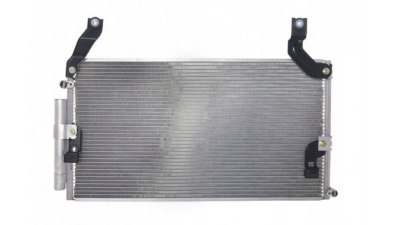 Condensator climatizare Toyota Land Cruiser (J100), 01.1998-08.2007, motor 4.7 V8, 170 kw benzina, 4.2 TD, 150 kw diesel, cutie automata, full aluminiu brazat, 715(665)x380(360)x16 mm, cu uscator si filtru integrat; 1 zona de AC