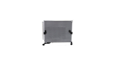 Condensator climatizare Toyota Land Cruiser FJ150, 06.2015-, motor 2.8 D-4D, 130 kw diesel, cutie automata, full aluminiu brazat, 630(585)x530(510)x16 mm, cu uscator si filtru integrat