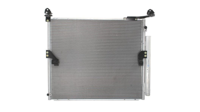 Condensator climatizare Toyota Land Cruiser FJ150, 06.2015-, motor 2.8 D-4D, 130 kw diesel, cutie automata, full aluminiu brazat, 630(585)x530(510)x16 mm, cu uscator si filtru integrat