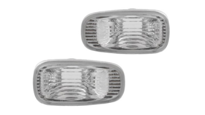 Lampa semnalizare aripa Toyota Land Cruiser V8 (Fj200), 11.07-08.15, Toyota Prius (Xw20), 10.03-05.09, alb transparent, fara suport bec, omologare ECE,, Stanga , Dreapta