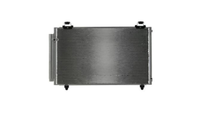 Condensator climatizare Toyota Corolla Verso, 04.2004-03.2009, motor 1.6, 81 kw benzina, 2.0 D-4D, 85 kw diesel, cutie manuala, full aluminiu brazat, 648 (610)x390 (370)x16 mm, cu uscator si filtru integrat