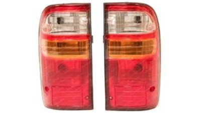 Stop spate lampa Toyota Hilux (N60), 01.2002-01.2005, spate, fara omologare, cu suport bec, semnalizare portocalie, 81550-04080, Dreapta