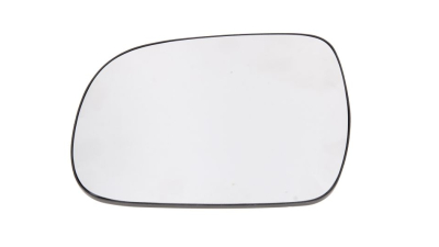 Geam oglinda exterioara cu suport fixare Toyota Hilux (N70), 01.2005-01.2012, partea Stanga, sticla convexa, Aftermarket