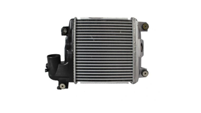 Intercooler Toyota Hilux, 07.2005-03.2012, motor 2.5 D-4D 75/88/96/106kw, 3.0 D-4D 120/126kw, diesel, cu/fara AC, aluminiu brazat/plastic, 275x302x50 mm, SRLine, rezervor aluminiu dreapta 