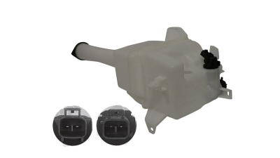 Rezervor spalator parbriz Toyota Sienna, 01.2003-01.2010, cu 2 pompe spalator, cu gaura pentru senzor