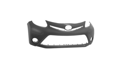 Bara fata Toyota Aygo, 01.2012-08.2014, parte montare trebuie vopsita, fara primer, cu gauri pentru proiectoare, 81A107-J, Aftermarket