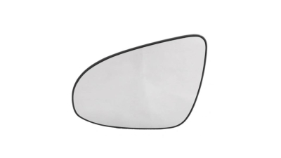 Geam oglinda CITROEN C1, 06.2014-, Peugeot 108, 06.2014-, Toyota AYGO, 06.2014-; YARIS (XP130), 03.2011-07.2014, partea stanga, sticla convexa; geam cromat