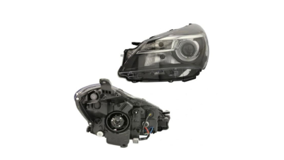 Far TOYOTA YARIS, 07.2014-05.2017, partea Stanga, OE, cu lentile; cu lumina de zi;tip bec HiR2+W21/5W+WY21W; electric; halogen