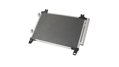 Condensator climatizare Toyota Yaris; Yaris L/Vios (XP130), 01.2014-, motor 1.5, 80 kw benzina, cutie manuala/automata/CVT, full aluminiu brazat, 550 (510)x328 (313)x12 mm, cu uscator si filtru integrat