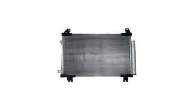 Condensator climatizare Toyota Yaris (XP130), 07.2014-, motor 1.0, 51 kw benzina, cutie manuala, full aluminiu brazat, 548(518)x340x12 mm, cu uscator si filtru integrat
