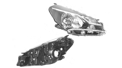 Far Toyota Yaris, 05.2017-, fata, Dreapta, cu daytime running light; H4+W21/5W+WY21W; electric; cu motor, OE