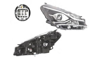 Far Toyota Yaris, 05.2017-, fata, Dreapta, lense; cu daytime running light; HiR2+W21/5W+WY21W; electric; cu motor, OE