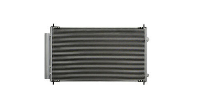 Condensator climatizare Toyota Yaris (XP130), 03.2017-, motor 1.5, 80 kw benzina, cutie manuala/CVT, full aluminiu brazat, 650(620)x364(350)x12 mm, cu uscator si filtru integrat