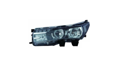Far TOYOTA COROLLA (E17), 07.2013-05.2016, BestAutoVest, fata, partea stanga, cu 'lumina de zi' tip LED;tip bec H11+HB3+LED; electric; cu motor;