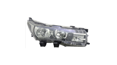 Far Toyota Corolla (E17), 07.2013-06.2016, partea Dreapta, electric, cu lumini de zi cu LED, tip bec H11+HB3, fara motoras, Farba