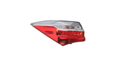 Stop spate lampa Toyota Corolla (E17), 07.2013- model SALOON, partea Stanga, partea exteRioara, cu suport becuri, tip bec LED+PY21W, ULO