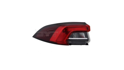 Stop, lampa spate TOYOTA COROLLA (E210), 07.2018-, model SEDAN, BestAutoVest, partea stanga, exterior; LED+WY21W; cu ornament cromat; cu suport; cu mufa bec;