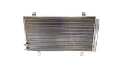 Condensator climatizare Toyota Camry (XV50), 2011-2017, motor 2.4 h, 149 kw benzina/electric, cutie CVT, full aluminiu brazat, 740(705)x380(358)x16 mm, cu uscator si filtru integrat