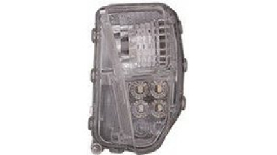 Lampa semnalizare fata Toyota Prius (Xw30), 05.2009-01.2016, Alba, are suport bec, omologare ECE cu led daytime running light, 8152147050, Stanga