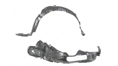 Carenaj aripa interioara, aparatori noroi Toyota Prius (Xw30), 05.2009-01.2016, fata, Dreapta, polipropilena + polietilena