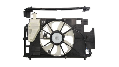 GMV radiator electroventilator Toyota Prius c, 2012-, motor 1.5, benzina/electric, 375 mm, cu vas expansiune, 