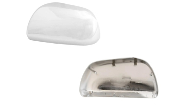 Carcasa oglinda exterioara Toyota Hilux (N70), 01.2012-06.2016, Stanga, carcasa crom; pentru oglinzi fara semnalizare