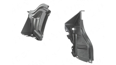 Carenaj aripa interioara, aparatori noroi Toyota Tundra/Sequoia, 01.2007-, fata, Stanga, polipropilena (PP/PPE)