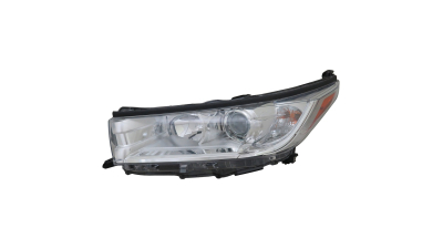 Far TOYOTA HIGHLANDER (U50), 10.2016-12.2019, partea stanga, TYC, fara lumini de zi; Tip=USA; H11+HB3+W5W+WY28/8W; manual; Omologare: SAE; halogen