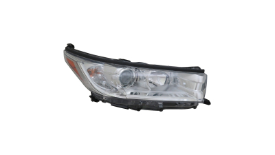 Far TOYOTA HIGHLANDER (U50), 10.2016-12.2019, partea dreapta, TYC, fara lumini de zi; Tip=USA; H11+HB3+W5W+WY28/8W; manual; Omologare: SAE; halogen