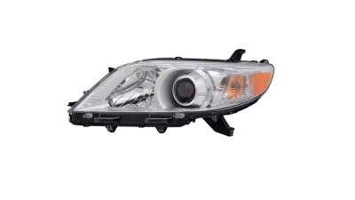 Far TOYOTA SIENNA, 01.2010-08.2017, partea Stanga, TYC, Tip=USA; tip bec D4S+HB3+PY27/7W; electric; fara bec descarcare; fara ballast; cu motor; xenon