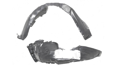 Carenaj aripa interioara, aparatori noroi Toyota Sienna, 2015-, fata, Stanga, fara SE
