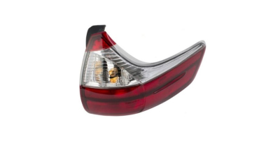Stop spate lampa TOYOTA SIENNA, 2014-2019, partea dreapta, TYC, tip bec W21/5W+WY21W; cu prize bec; Omologare: SAE; exterior