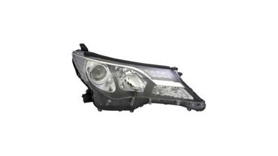 Far Toyota RAV4 (Xa40), 01.2013-, Electric, tip bec HB3+HB3, omologare ECE, fara motoras, cu lumini de zi, 8113042540; 81130-42540; 8113042541; 8113042542, Dreapta, marca TYC