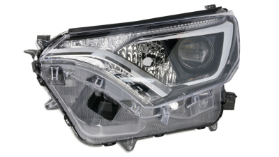 Far Toyota Rav4 (Xa40), 12.2015-12.2018, partea Stanga, cu lumina timp de zi tip LED; HiR2+WY21W; electric; cu motor, DEPO