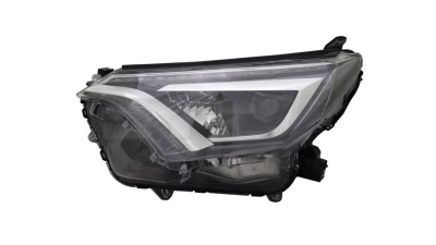Far Toyota Rav4 (Xa40), 12.2015-12.2018, partea Stanga, cu lumina timp de zi tip LED; tip bec LED+WY21W; electric; fara unitate control LED; cu motor, TYC